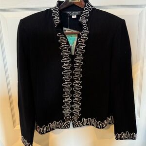 St John Evening by Marie Gray Crystal Embellished Blazer
